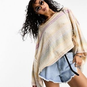 FREE PEOPLE Saturn Poncho ONE SIZE